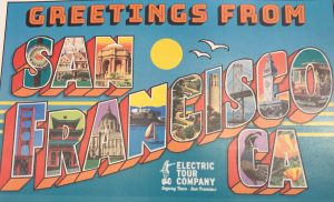 Visit the Greetings from San Francisco Mural Project in Fisherman's Wharf  at Umbrella Alley – Greetings From San Francisco Mural at Umbrella Alley in  SF